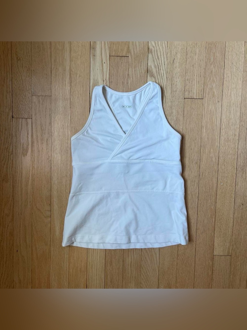 lululemon athletica White Wrap-Front Tank Top